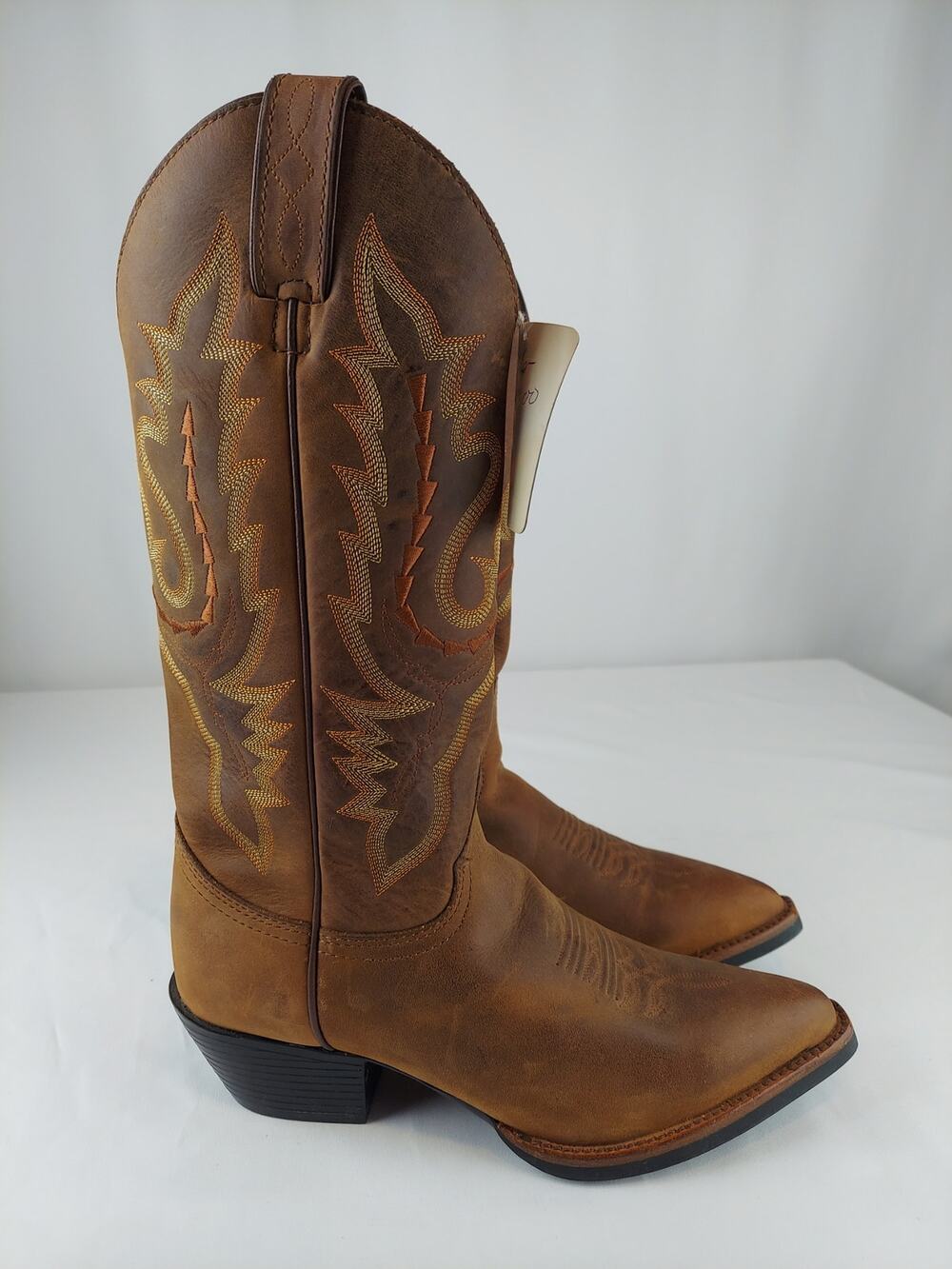 Justin Cowgirl Western L4966 J Flex Westerner Brown Boots Women's 6